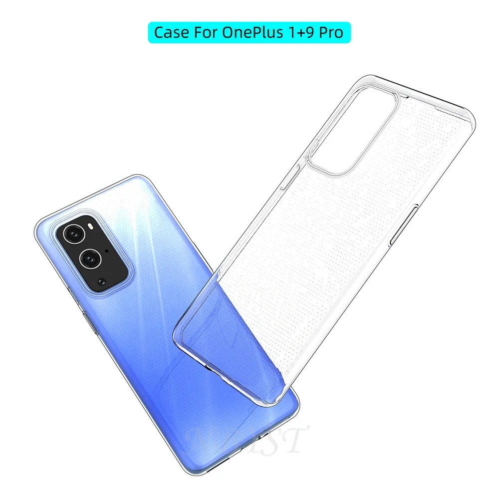 Мягкий силиконовый чехол из ТПУ для OnePlus 9 Pro 8T 5T 6T 1 + 7T бампер прозрачный