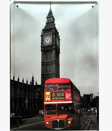 Retro Big Ben Bus Vintage Painting Picture Cafe Bar Pub Poster Metal Frame Wall Sticker Home Wall Art Decor Tin sign
Retro Big Ben Bus Vintage Painting Picture Cafe Bar Pub Poster Metal Frame Wall Sticker Home Wall Art Decor Tin sign