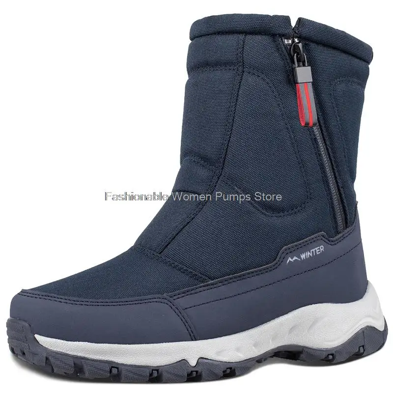 Waterproof Men's Winter Shoes Warm Plush Snow Boots Platform Shoes Thick-soled Women Cutton Shoes Male Outdoor Winter Boots Men
Waterproof Men's Winter Shoes Warm Plush Snow Boots Platform Shoes Thick-soled Women Cutton Shoes Male Outdoor Winter Boots Men