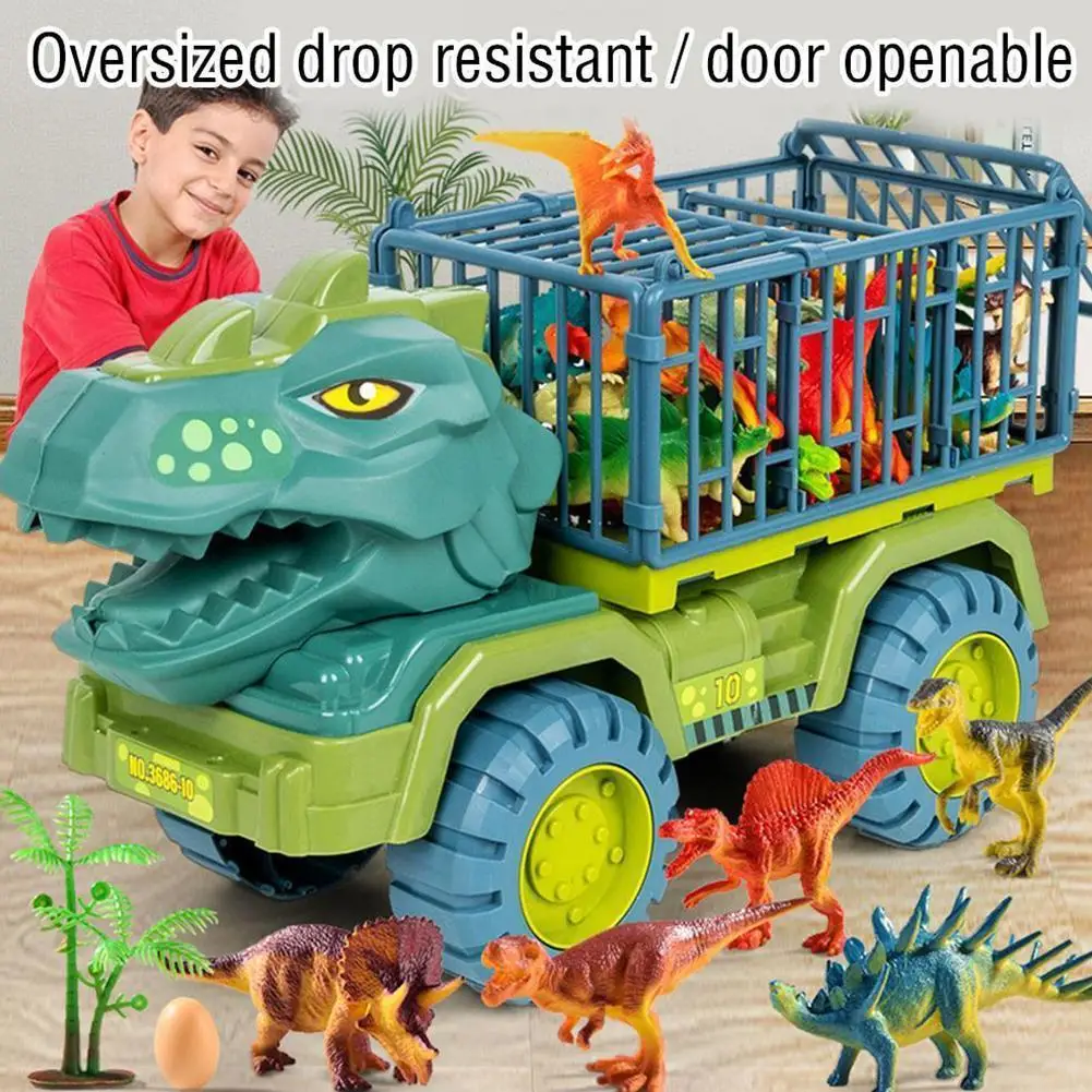 Car Toy Dinosaur Engineering Vehicle Transport Vehicle Inertia Toy Vehicle Tyrannosaurus Model Christmas Gift With 3pcs Dinosaur
Car Toy Dinosaur Engineering Vehicle Transport Vehicle Inertia Toy Vehicle Tyrannosaurus Model Christmas Gift With 3pcs Dinosaur