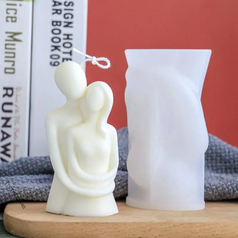 Nordic Style Couple in Hug Statue Silicone Candle Mold for DIY Handmade Epoxy Resin Aromatherapy Candle Plaster Ornaments Mold
Nordic Style Couple in Hug Statue Silicone Candle Mold for DIY Handmade Epoxy Resin Aromatherapy Candle Plaster Ornaments Mold