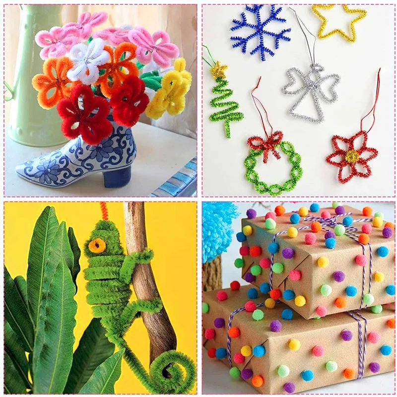 700PCS Pipe Cleaner Craft Set Creative Assorted Art Craft Making Kit Supplies DIY Accessories Toys Joke Gifts for Kids
700PCS Pipe Cleaner Craft Set Creative Assorted Art Craft Making Kit Supplies DIY Accessories Toys Joke Gifts for Kids