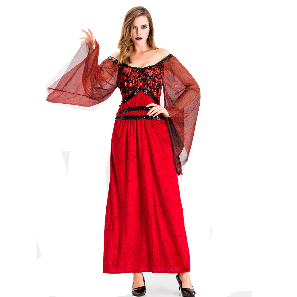 Women Sexy Vampire Costume Cosplay Adult Woman Halloween Carnival Witch Role Playing Game Party Fancy Dress Up Uniform
Women Sexy Vampire Costume Cosplay Adult Woman Halloween Carnival Witch Role Playing Game Party Fancy Dress Up Uniform