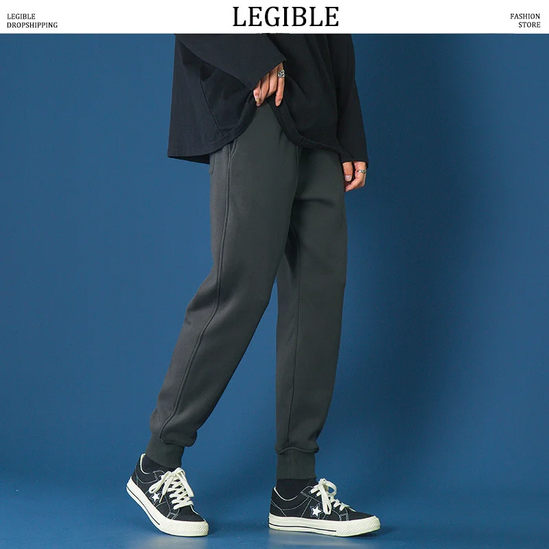 Spring 2021 Autumn Solid Color Sweatpants Men Loose Ankle-Length Pants Mens Casual Streetwear Male Pants
Spring 2021 Autumn Solid Color Sweatpants Men Loose Ankle-Length Pants Mens Casual Streetwear Male Pants