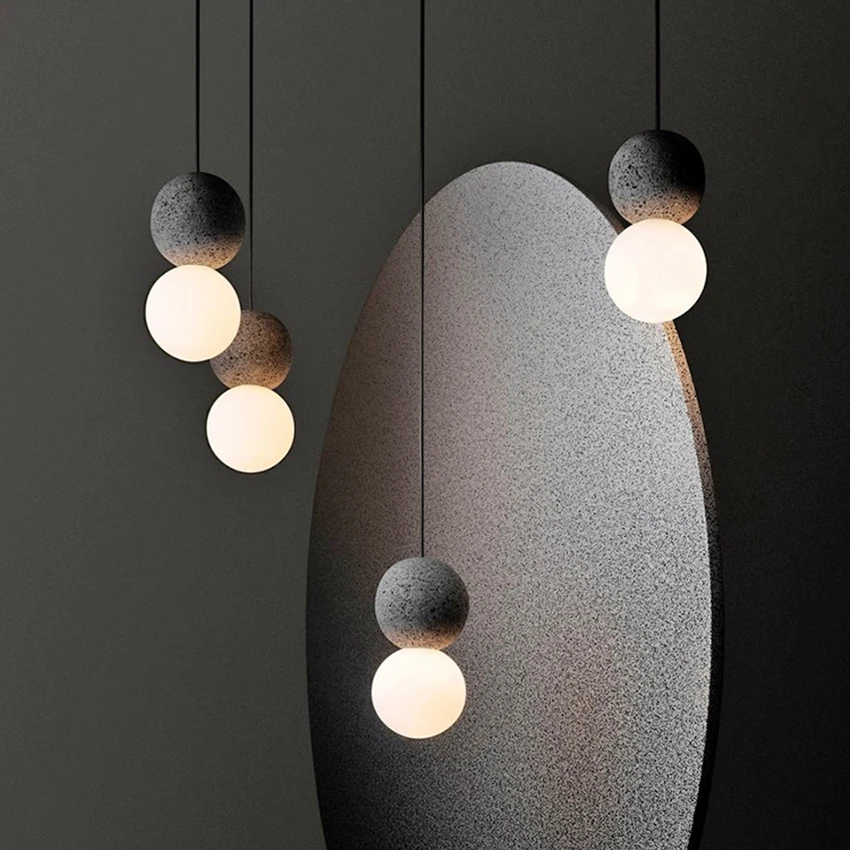 Nordic design cement pendant light modern simple creative dining room kitchen glass hanging lamp restaurant cafe industrial lamp
Nordic design cement pendant light modern simple creative dining room kitchen glass hanging lamp restaurant cafe industrial lamp