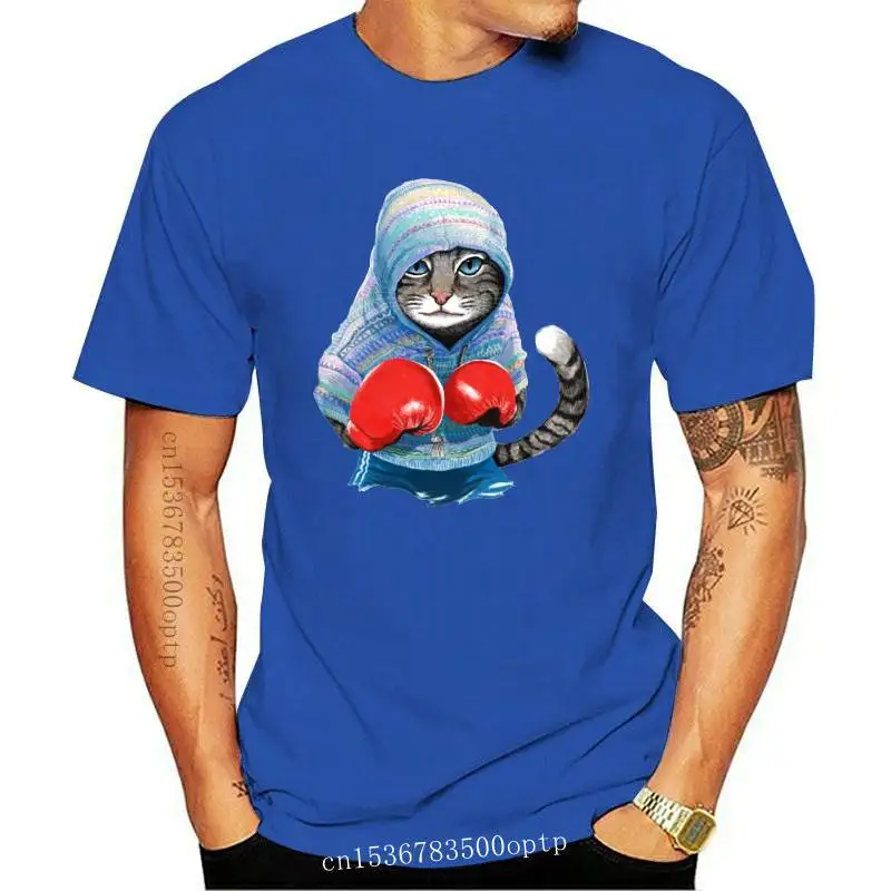 Super Cute Cat Boxings Cartoon T-shirt Women's Short Sleeve Strange Kitten Design Casual White Top Summer Hipster Cool Girl Tees
Super Cute Cat Boxings Cartoon T-shirt Women's Short Sleeve Strange Kitten Design Casual White Top Summer Hipster Cool Girl Tees