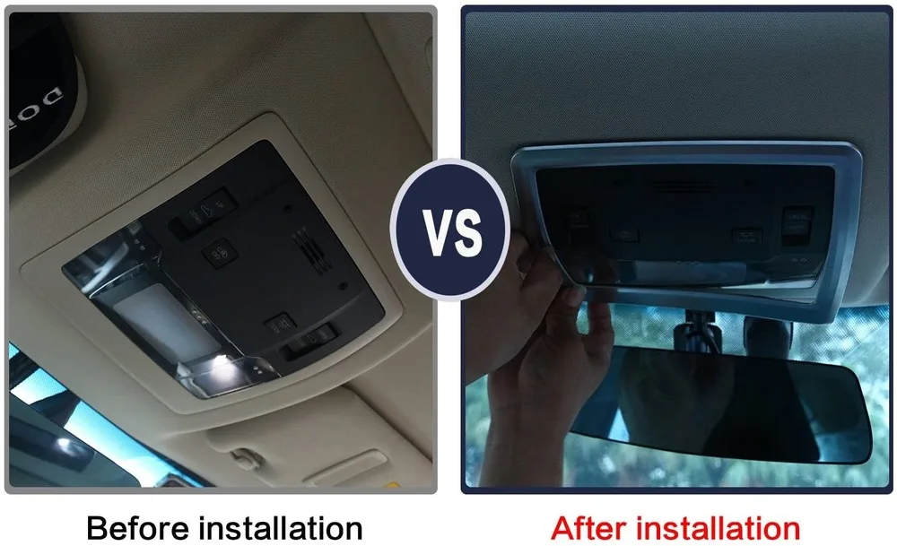 ABS Chrome Car Sunroof Inner Front Reading Light Cover Trim 1pc For Lexus NX200 NX300 2015-2017
ABS Chrome Car Sunroof Inner Front Reading Light Cover Trim 1pc For Lexus NX200 NX300 2015-2017