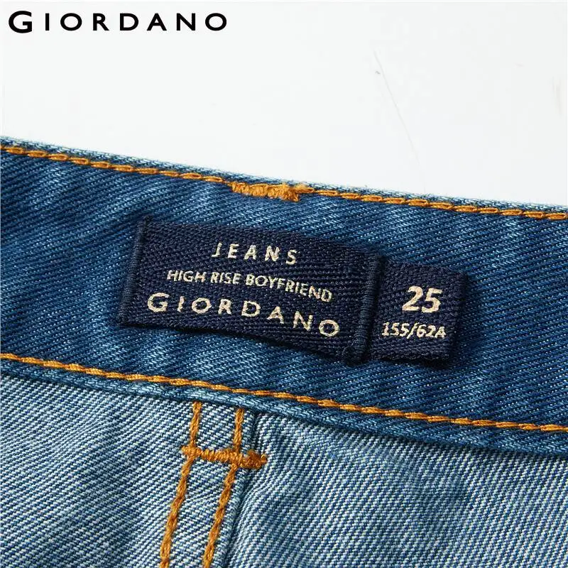 Giordano Women Jeans Fringe Edge Cuffs High Rise Straight Demin Jeans Cotton Five Pockets Casual Pantalon Jean Femme 05411061 
Giordano Women Jeans Fringe Edge Cuffs High Rise Straight Demin Jeans Cotton Five Pockets Casual Pantalon Jean Femme 05411061