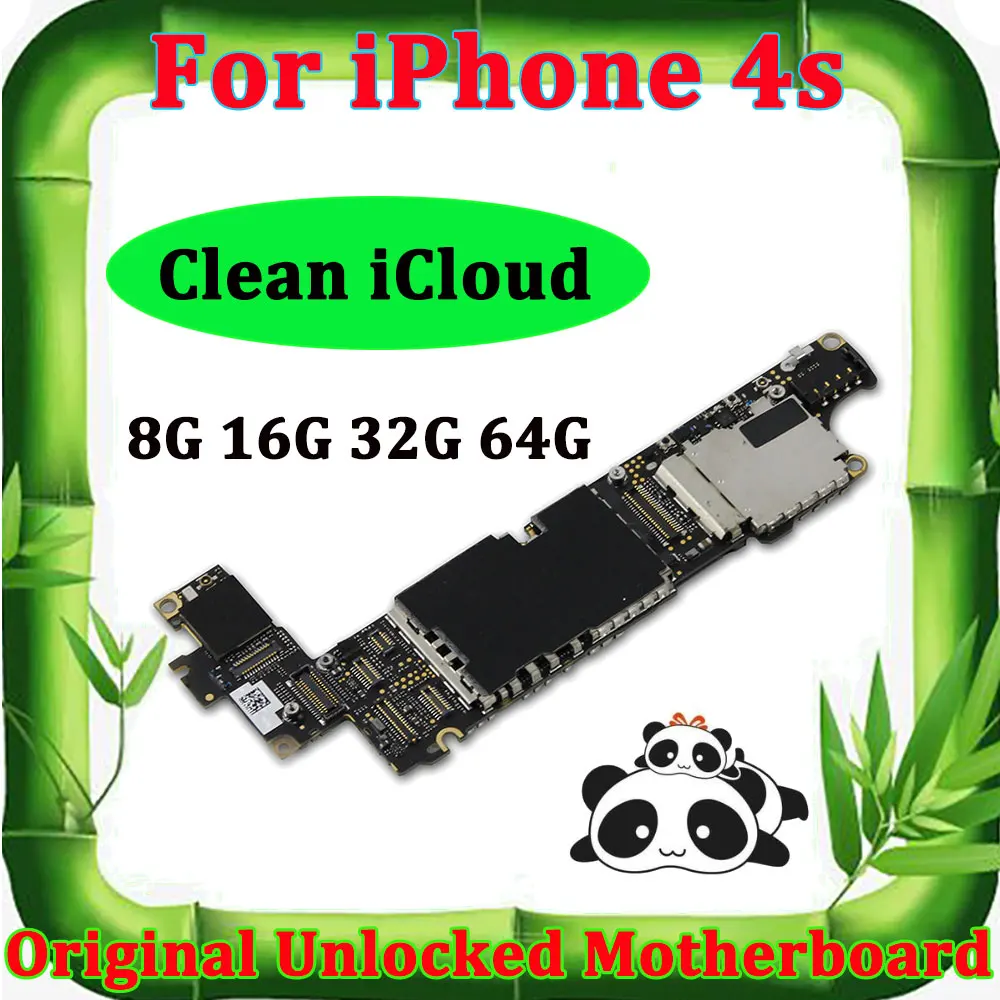 Оригинальная материнская плата для iPhone 4S полная Заводская разблокированная