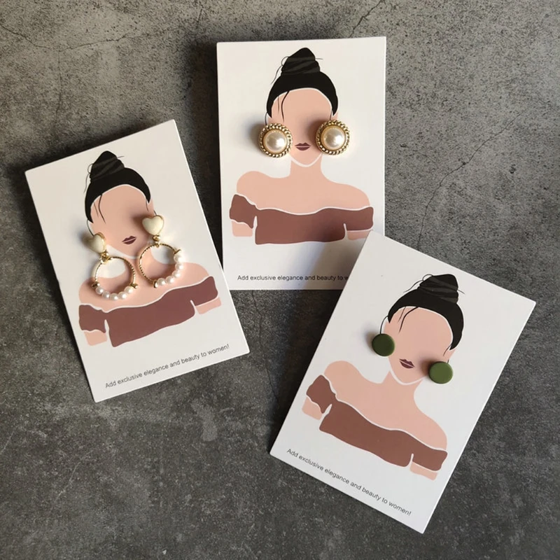Fashion 6x9cm 100pcs Drop Earrings Display Card Earrings Dangle Stud Card Top Grade Women Earrings Paper Card Holders
Fashion 6x9cm 100pcs Drop Earrings Display Card Earrings Dangle Stud Card Top Grade Women Earrings Paper Card Holders