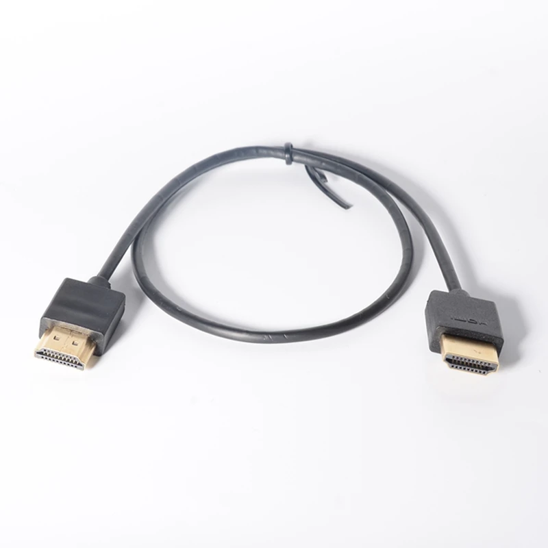 Совместимому с HDMI OD 3 0 мм супер мягкий тонкий кабель HDMI1.4 2k 1080p hd кабели