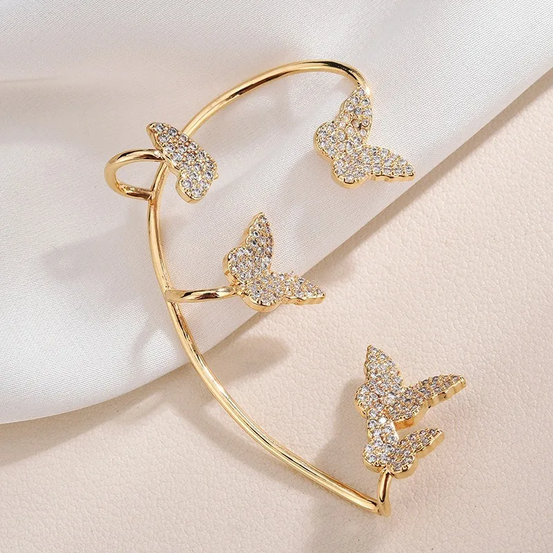 AMC Tiktok Jewelry 1Pc Butterfly Earring Earcuffs AAA Cubic Zirocn Clip Earring No Piercing Ear Clips Jewelry Gift for Women
AMC Tiktok Jewelry 1Pc Butterfly Earring Earcuffs AAA Cubic Zirocn Clip Earring No Piercing Ear Clips Jewelry Gift for Women