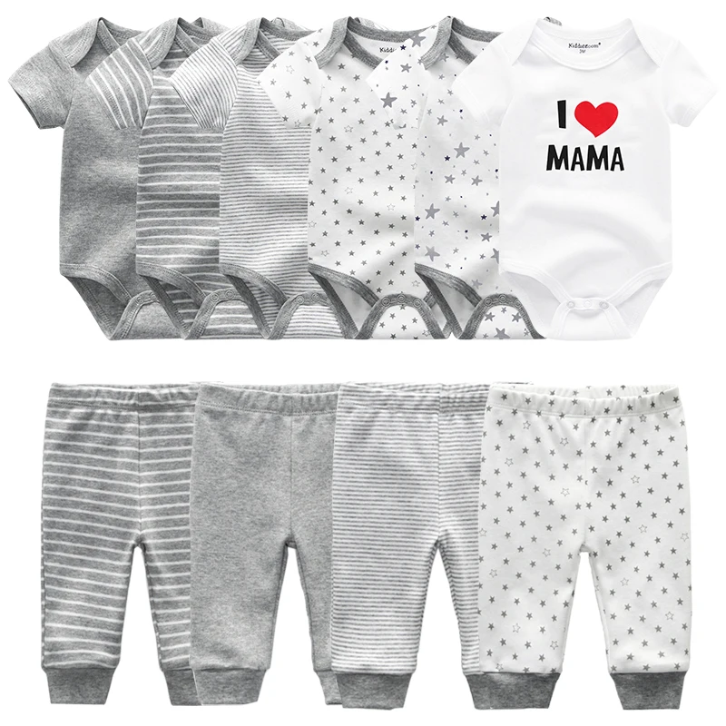 Newborn Sets 6pcs Bodysuits+4pcs Pants Baby Boy Girl Summer Clothes New Born Infant Gift Suit 100% Cotton Cartoon Print Clothing
Newborn Sets 6pcs Bodysuits+4pcs Pants Baby Boy Girl Summer Clothes New Born Infant Gift Suit 100% Cotton Cartoon Print Clothing