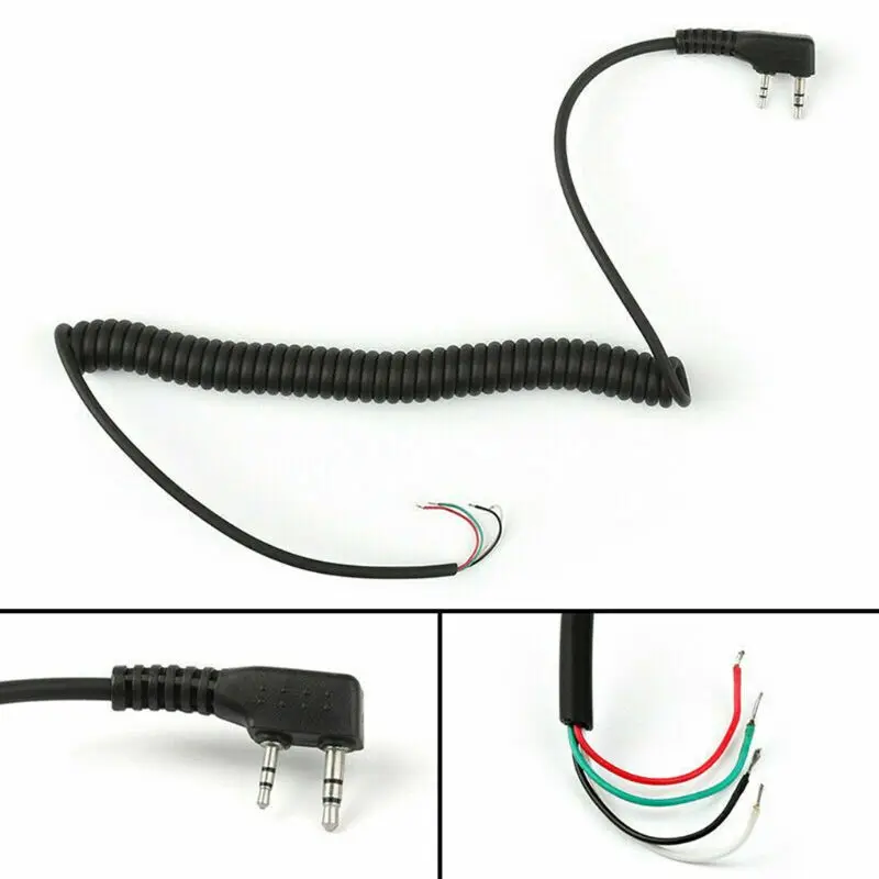 

4-Wire Speaker Mic Cable for Baofeng UV5R/Kenwood TK370/Linton YTY Walkie Talkie