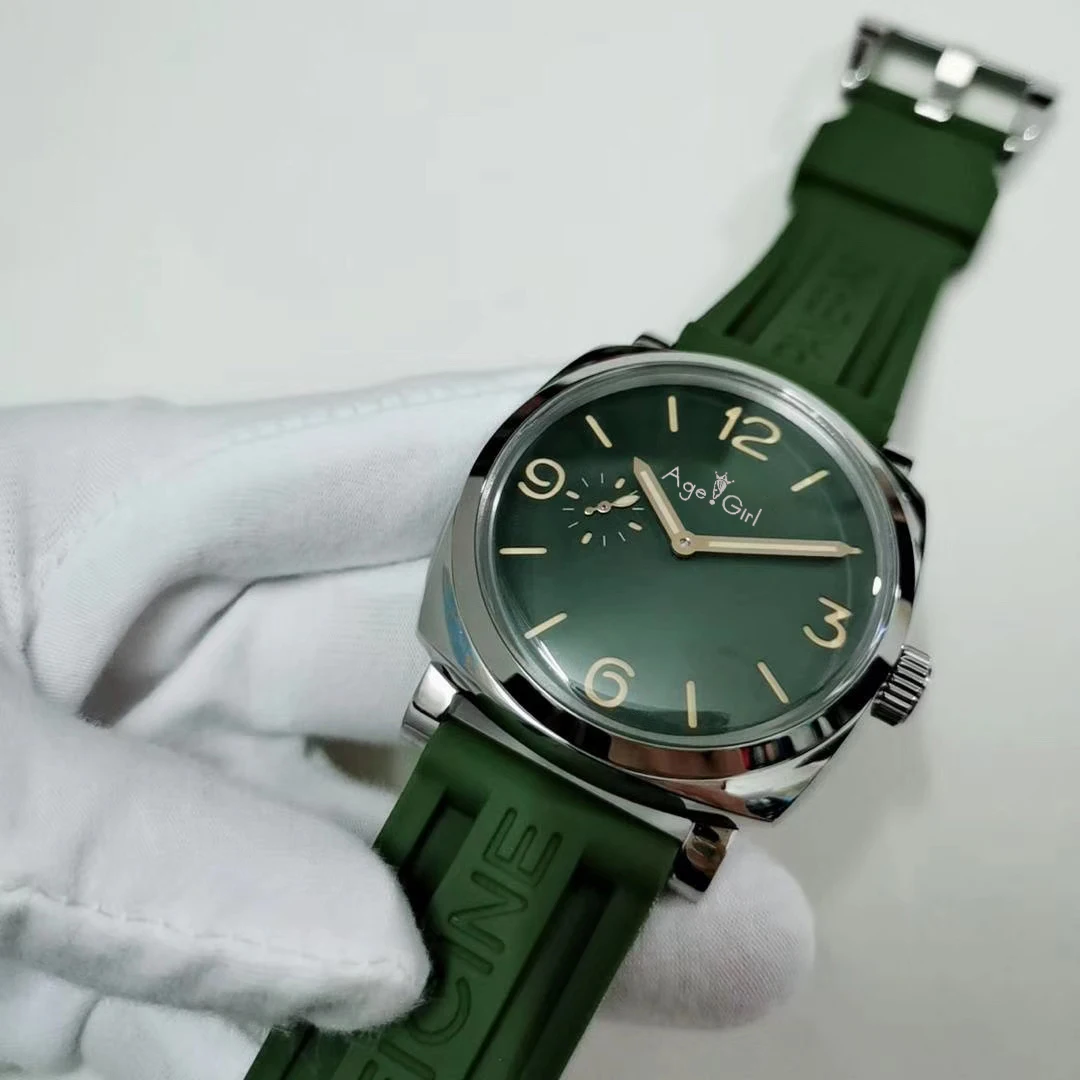 Luxury Brand New Men Automatic Mechanical Self Wind Sapphire Green Rubber Stainless Steel 3 Days 1950 Watches Luminous 44mm
Luxury Brand New Men Automatic Mechanical Self Wind Sapphire Green Rubber Stainless Steel 3 Days 1950 Watches Luminous 44mm