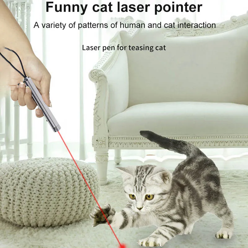 Забавная светодиодная Лазерная игрушка для домашних животных, Лазерная Игрушка для кошек, указка для кошек, световая ручка, Интерактивная и... 
Забавная светодиодная Лазерная игрушка для домашних животных, Лазерная Игрушка для кошек, указка для кошек, световая ручка, Интерактивная и...