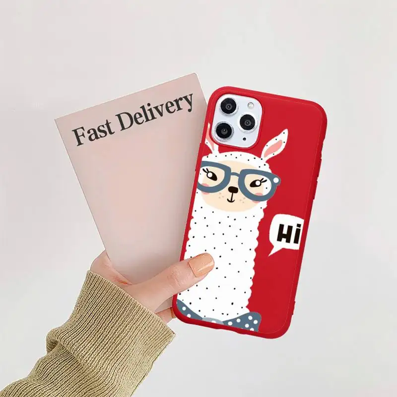 cute lamas Alpaca animals luxury Phone Case fundaCandy Color for iPhone 11 12 mini pro XS MAX 8 7 6 6S Plus X SE 2020 XR
cute lamas Alpaca animals luxury Phone Case fundaCandy Color for iPhone 11 12 mini pro XS MAX 8 7 6 6S Plus X SE 2020 XR