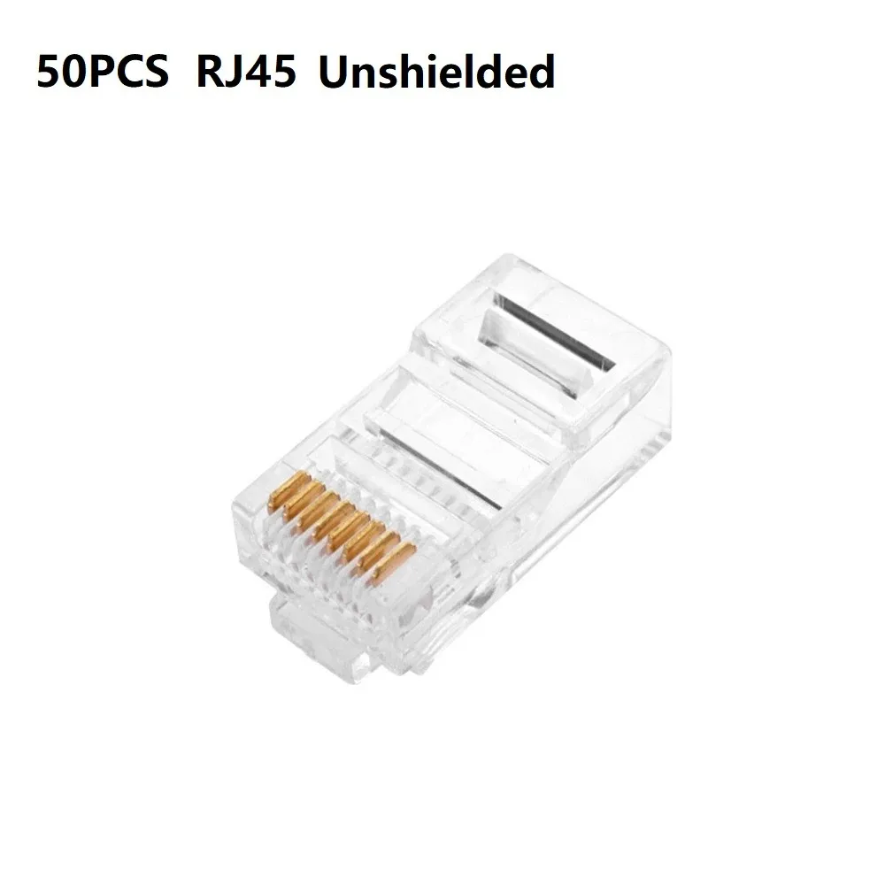 50Pcs CAT6 Plug RJ-45 Network Cable Modular Connector Plugs 8P8C Unshielded Ethernet Cable Connector Fast Shipping
50Pcs CAT6 Plug RJ-45 Network Cable Modular Connector Plugs 8P8C Unshielded Ethernet Cable Connector Fast Shipping