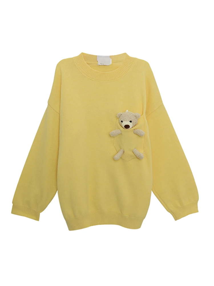 Bear sweater women's autumn and winter wear pullover Korean loose lazy wind Japanese ancient coat 2020 new coat
Bear sweater women's autumn and winter wear pullover Korean loose lazy wind Japanese ancient coat 2020 new coat