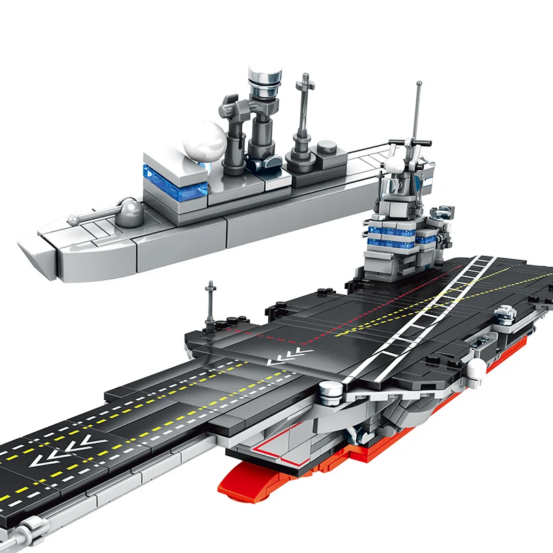 716pcs City Police WW2 Aircraft Carrier Building Blocks for Military Navy Submarine Technic Boat Bricks Toys For Boys
716pcs City Police WW2 Aircraft Carrier Building Blocks for Military Navy Submarine Technic Boat Bricks Toys For Boys