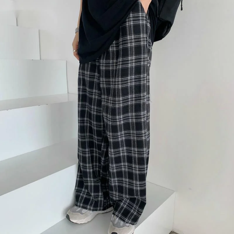 Plaid Pants Women Casual Chic Oversize 3XL Loose Wide Leg Trousers Ins Retro Teens Harajuku Hip-hop All-match Unisex Streetwear
Plaid Pants Women Casual Chic Oversize 3XL Loose Wide Leg Trousers Ins Retro Teens Harajuku Hip-hop All-match Unisex Streetwear