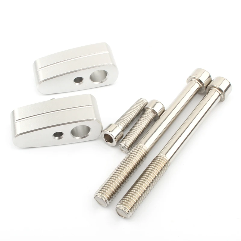 Motorcycle Aluminum Handlebar Handle Bar Higher Extend Adapter with Bolts for R Nine T Riser 2014 2015
Motorcycle Aluminum Handlebar Handle Bar Higher Extend Adapter with Bolts for R Nine T Riser 2014 2015