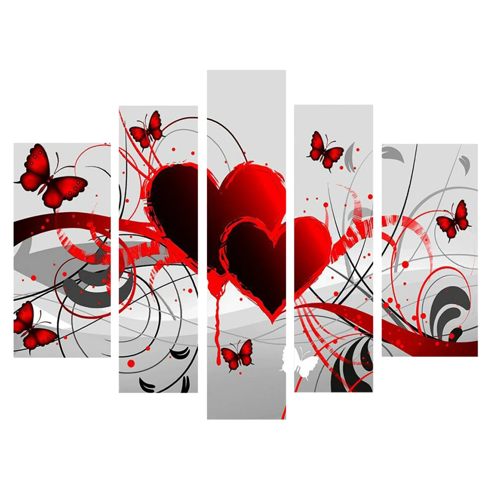 Embroidery Cross Stitch Home Decor Heart Butterfly Mosaic Rhinestone Picture Full Round Drill 5D Diamond Painting
Embroidery Cross Stitch Home Decor Heart Butterfly Mosaic Rhinestone Picture Full Round Drill 5D Diamond Painting
