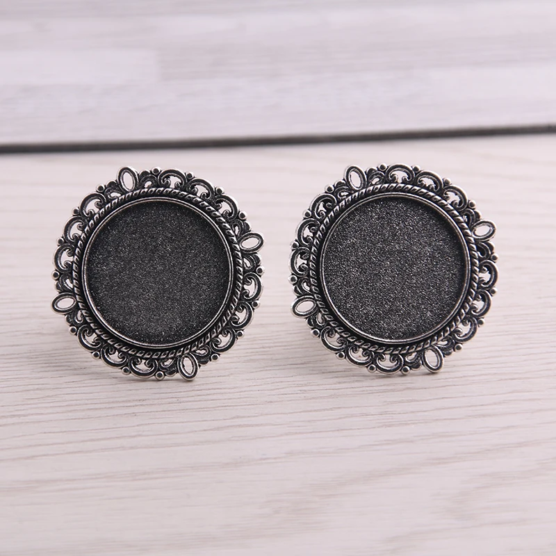 Sweet Bell 10 pieces/lot Two Color Alloy Adjustable Ring Bases Blanks 30mm (Fit 20mm Dia) Cabochon Rings Settings 8C1353
Sweet Bell 10 pieces/lot Two Color Alloy Adjustable Ring Bases Blanks 30mm (Fit 20mm Dia) Cabochon Rings Settings 8C1353