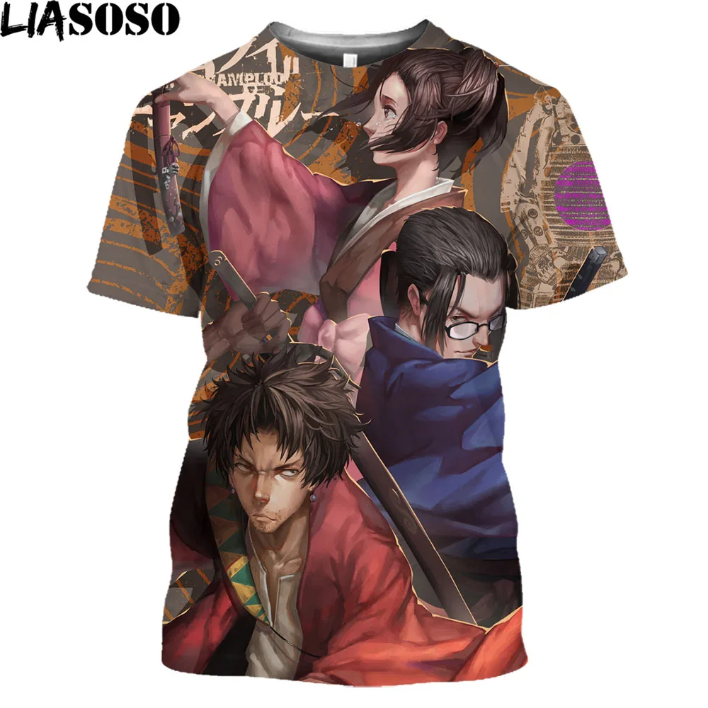 Japanese Anime T-Shirt Samurai Champloo 3D Print Streetwear Harajuku Men Women Fashion O-Neck T Shirt Vintage Tees Tops Clothing
Japanese Anime T-Shirt Samurai Champloo 3D Print Streetwear Harajuku Men Women Fashion O-Neck T Shirt Vintage Tees Tops Clothing