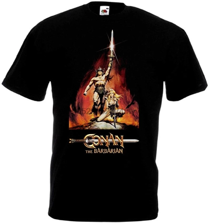 Men Fashion Print Cotton T Shirt Conan The Barbarian V2 T Shirt Black Poster Men Funny T Shirt
Men Fashion Print Cotton T Shirt Conan The Barbarian V2 T Shirt Black Poster Men Funny T Shirt
