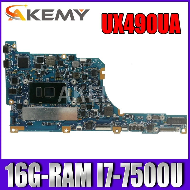 UX490UA motherboard For ASUS zenbook UX490U UX490UA UX490UAR Laptop mainboard 16G-RAM I7-7500U
UX490UA motherboard For ASUS zenbook UX490U UX490UA UX490UAR Laptop mainboard 16G-RAM I7-7500U