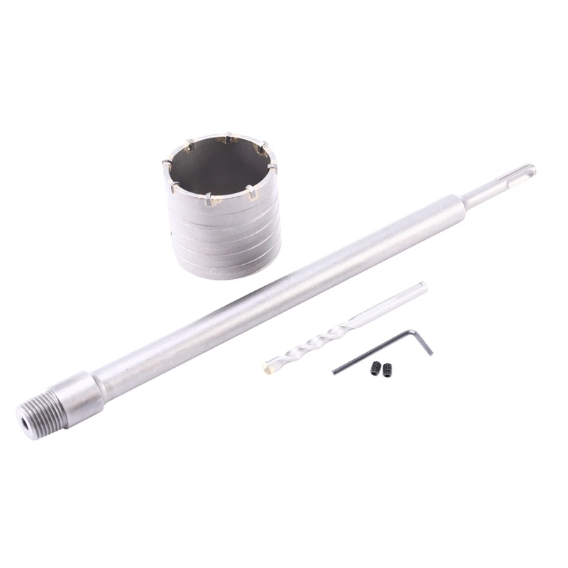 65mm SDS Plus Drill Bits Hole Saw Cutter Drill Bit Kit Extension Masonry Hole Cutter for Brick Concrete Cement Wall
65mm SDS Plus Drill Bits Hole Saw Cutter Drill Bit Kit Extension Masonry Hole Cutter for Brick Concrete Cement Wall
