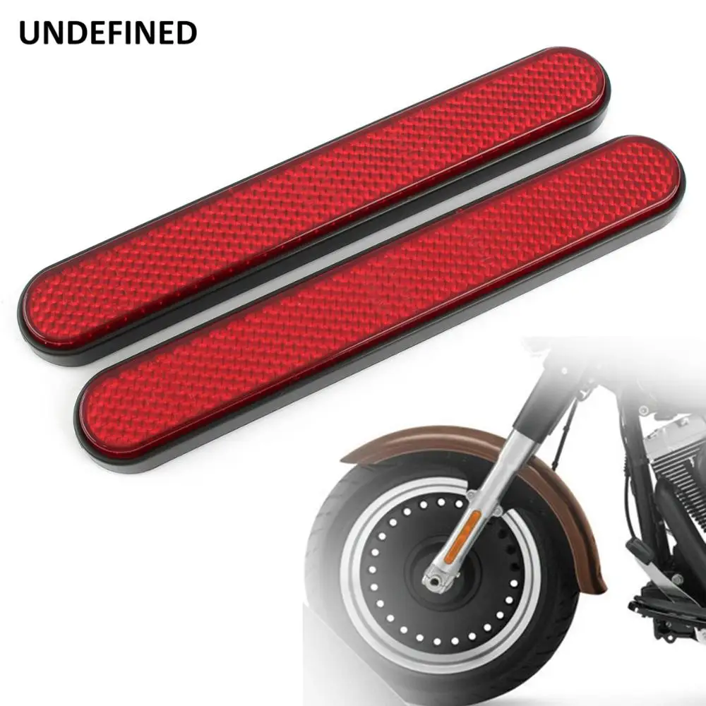 

Motorcycle Reflector Rectangle Saddlebag Latch Cover Reflectors Case Safety Warning For Harley Sportster Car Bicycle Universal