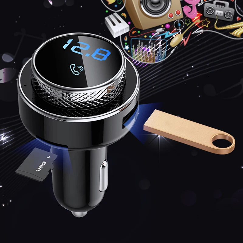 Mayitr автомобильный fm-передатчик Беспроводной Bluetooth 5 0 MP3 комплект громкой связи