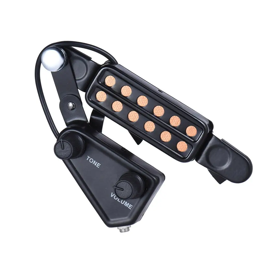 Adjustable Acoustic Guitar Sound Hole Pickup Magnetic Transducer with Tone Volume Controller Audio Cable Guitar Part Accessories
Adjustable Acoustic Guitar Sound Hole Pickup Magnetic Transducer with Tone Volume Controller Audio Cable Guitar Part Accessories