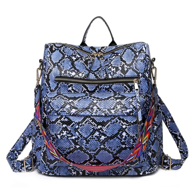 New Arrival Hot Selling PU Leather Hand Bags Snake Print Backpacks Ladies Large Capacity Backpack With Guitar Strap
New Arrival Hot Selling PU Leather Hand Bags Snake Print Backpacks Ladies Large Capacity Backpack With Guitar Strap