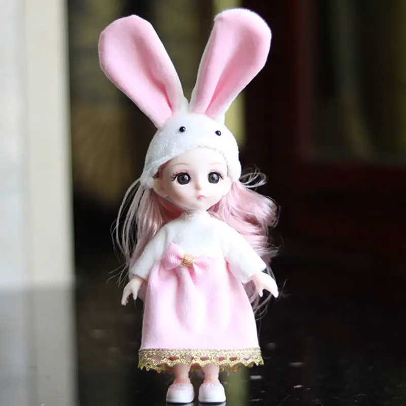 New 16cm BJD Doll 13 Joint Movable Plastic Baby Clothes Shoes Clothing Accessories Girl Fashion Doll DIY Toy Christmas Gift
New 16cm BJD Doll 13 Joint Movable Plastic Baby Clothes Shoes Clothing Accessories Girl Fashion Doll DIY Toy Christmas Gift