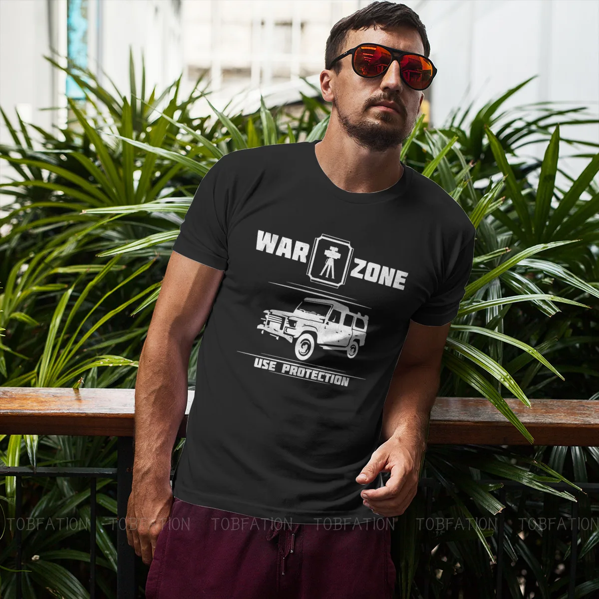 Классическая хлопковая Футболка Warzone с принтом холодная война и графическим