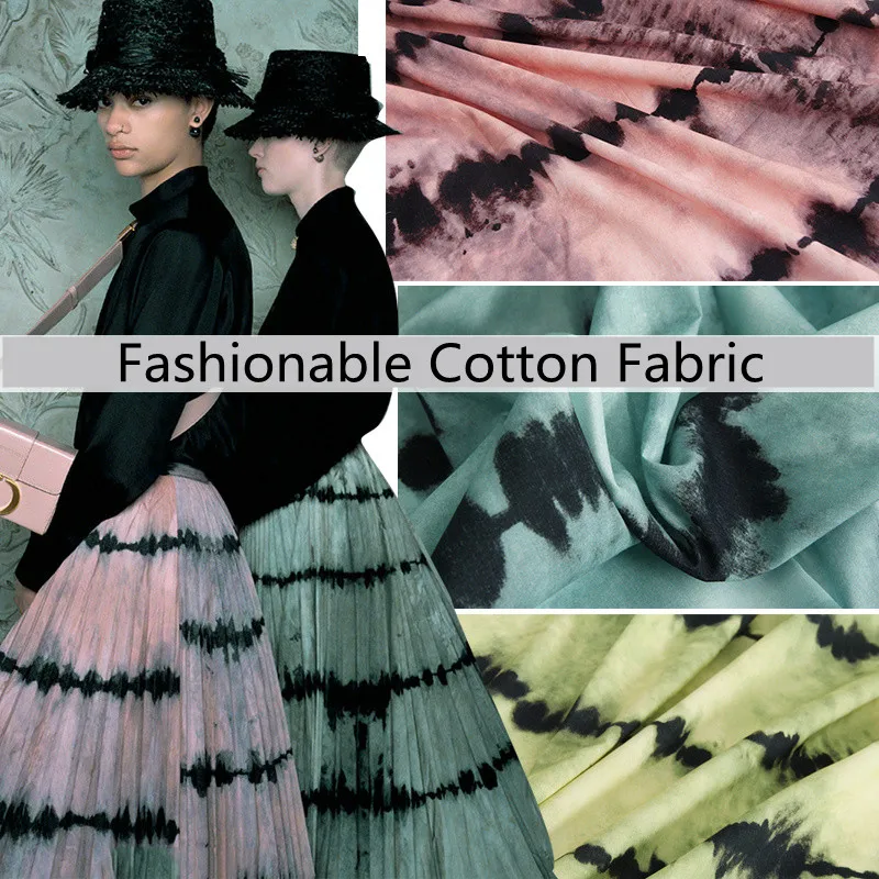 Fashion Spring Summer D Home Fabric Ready Wear Series Tie-dye Effect Digital Printing Pleated Skirt Cotton Fabric Customization
Fashion Spring Summer D Home Fabric Ready Wear Series Tie-dye Effect Digital Printing Pleated Skirt Cotton Fabric Customization