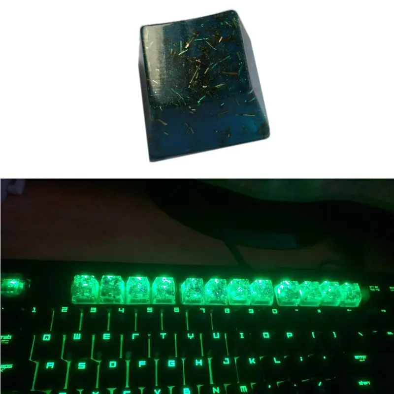 Handmade Customized OEM Profile Resin Keycap Keyboard RGB Translucent Keycap 
Handmade Customized OEM Profile Resin Keycap Keyboard RGB Translucent Keycap