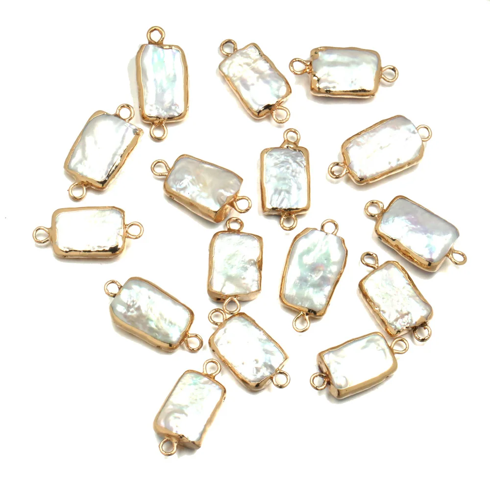 Wholesale Natural Rectangle Freshwater Pearl Connector Pearl Connector Making DIY Fashion Necklace Bracelet with Accessories
Wholesale Natural Rectangle Freshwater Pearl Connector Pearl Connector Making DIY Fashion Necklace Bracelet with Accessories