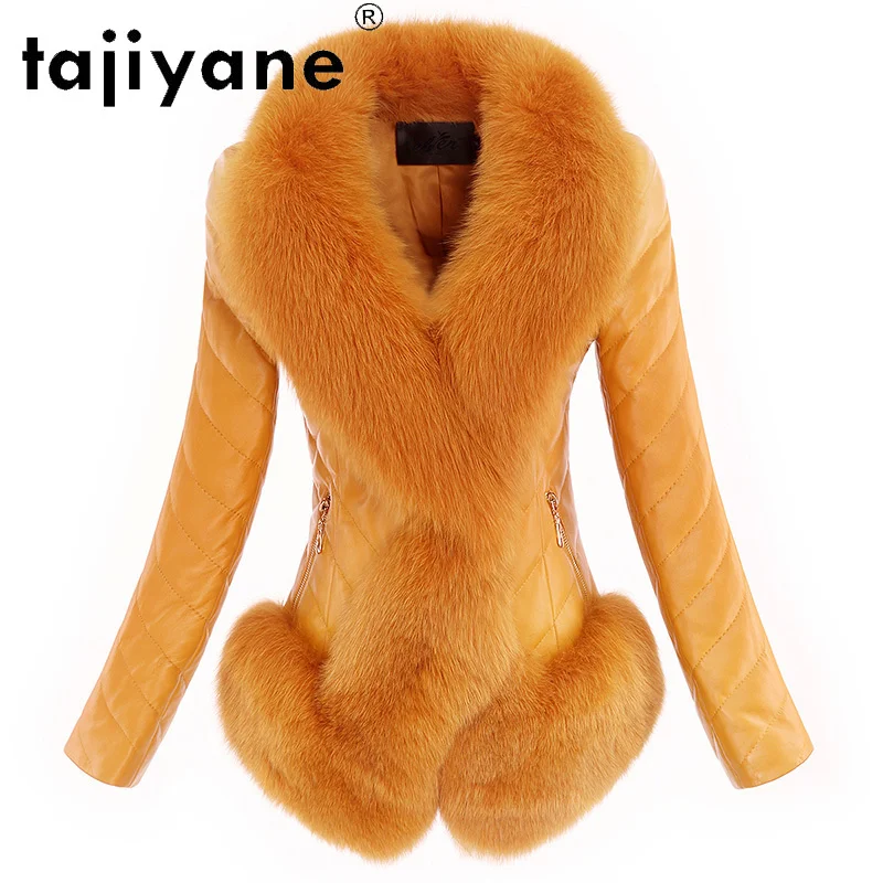 2021 Genuine Winter Sheepskin Jacket Women White Duck Down Coat Woman Real Fox Fur Collar Jackets Mujer Chaqueta TN1631
2021 Genuine Winter Sheepskin Jacket Women White Duck Down Coat Woman Real Fox Fur Collar Jackets Mujer Chaqueta TN1631