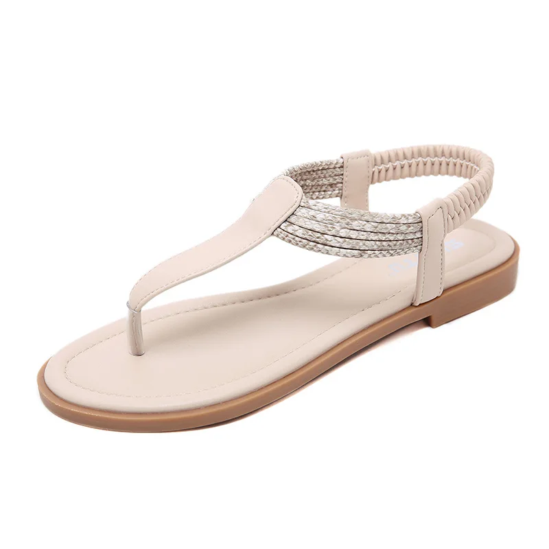 CEVABULE Summer Solid Color Flip-flop Sandals For Women Hollow Flat Women's Shoes Soft Sole Comfortable Casual Beach Shoes YSK
CEVABULE Summer Solid Color Flip-flop Sandals For Women Hollow Flat Women's Shoes Soft Sole Comfortable Casual Beach Shoes YSK