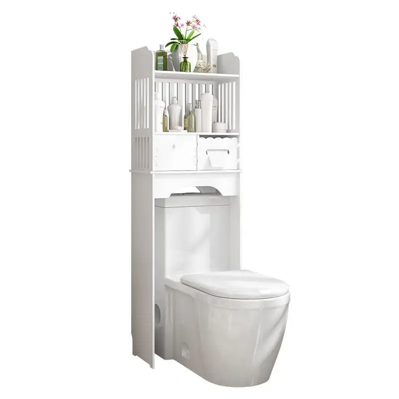 Bathroom shelf free punching toilet cabinet toilet toilet floor bathroom shower storage storage rack
Bathroom shelf free punching toilet cabinet toilet toilet floor bathroom shower storage storage rack