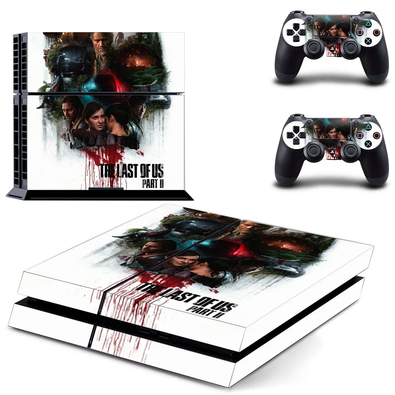 

The Last Of Us Style PS4 Skin Sticker for Playstation 4 Console & 2 Controllers Decal Vinyl Protective Skins Style 1