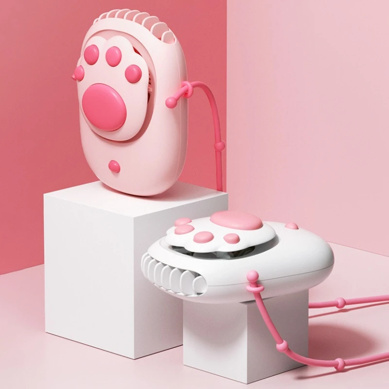New Product USB Mini Fan Handheld Cooling Hanging Neck Fan Lazy Sports Portable Cartoon Bear Paw Design Desktop Hand Use
New Product USB Mini Fan Handheld Cooling Hanging Neck Fan Lazy Sports Portable Cartoon Bear Paw Design Desktop Hand Use