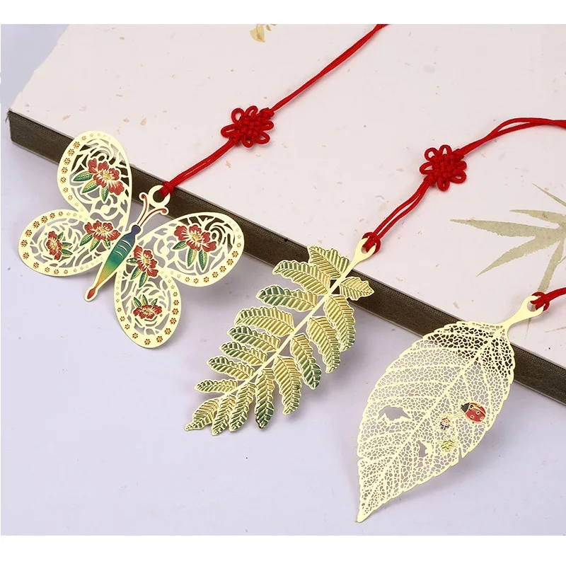 Chinese Style Butterfly Leaves Bookmark Book Clip Pagination Mark Metal Tassel Stationery School Office Supply Student Gift
Chinese Style Butterfly Leaves Bookmark Book Clip Pagination Mark Metal Tassel Stationery School Office Supply Student Gift