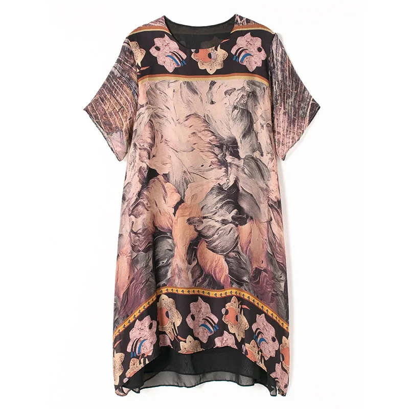 New Women Summer Dress Boho Style Floral Print Chiffon Beach Dress Tunic Sundress Loose Mini Party Dress Large Size Thin 
New Women Summer Dress Boho Style Floral Print Chiffon Beach Dress Tunic Sundress Loose Mini Party Dress Large Size Thin