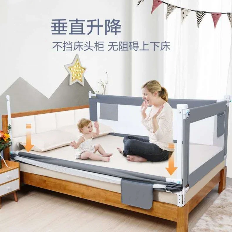 

Защита от падения ребенка 2 м поручни для кровати вертикальный подъем 2 м 1,8 м большая перегородка для кровати забор для детской кровати