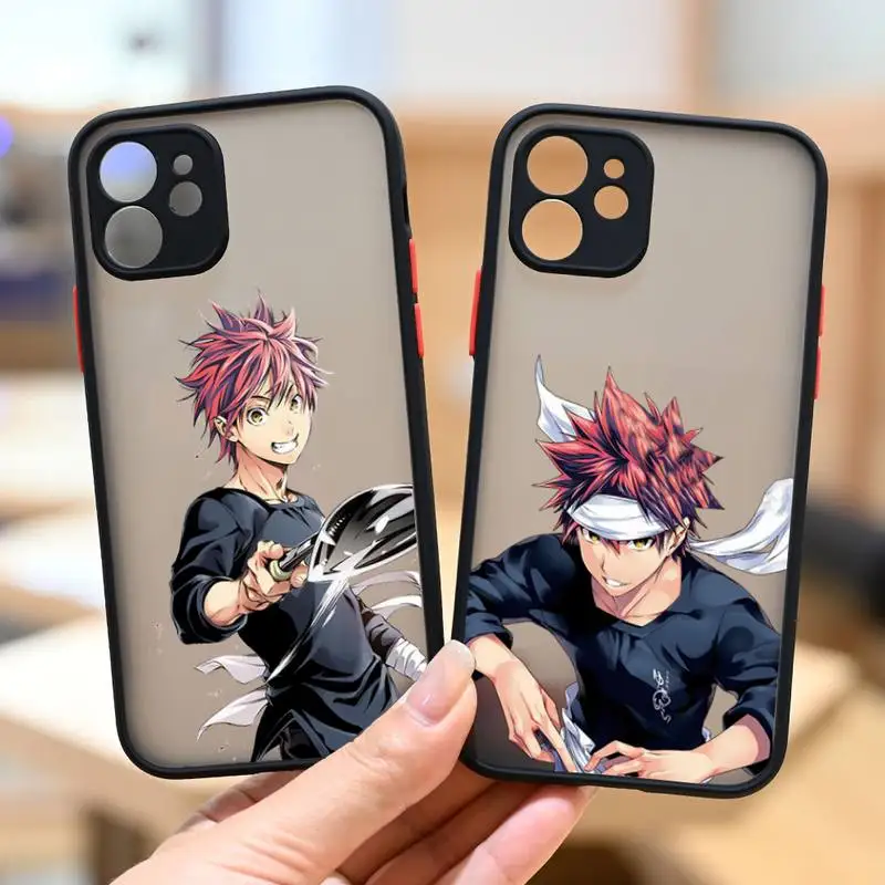 Food Wars Shokugeki No Soma Phone Case matte transparent For iphone 7 8 11 12 13 plus mini x xs xr pro max cover
Food Wars Shokugeki No Soma Phone Case matte transparent For iphone 7 8 11 12 13 plus mini x xs xr pro max cover